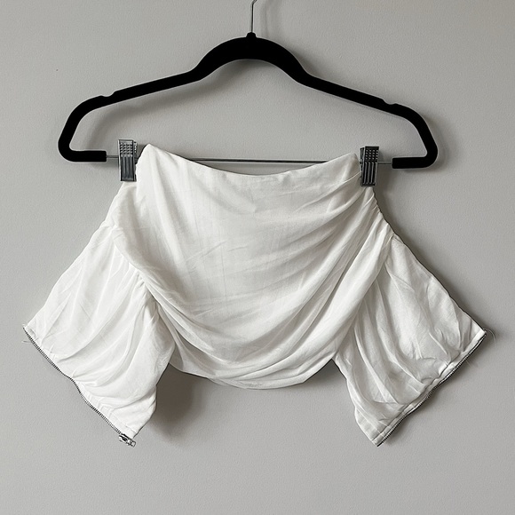 Modegal Tops - Vintage Strapless Zip Corset